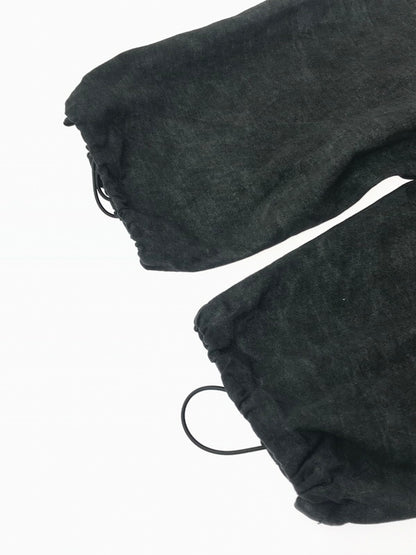 【中古品】【メンズ】 SUPER GREEN スーパー グリーン EASY PANTS BLACK イージー パンツ ボトムス 153-260917-rt-48-tagh サイズ：L カラー：ブラック 万代Net店