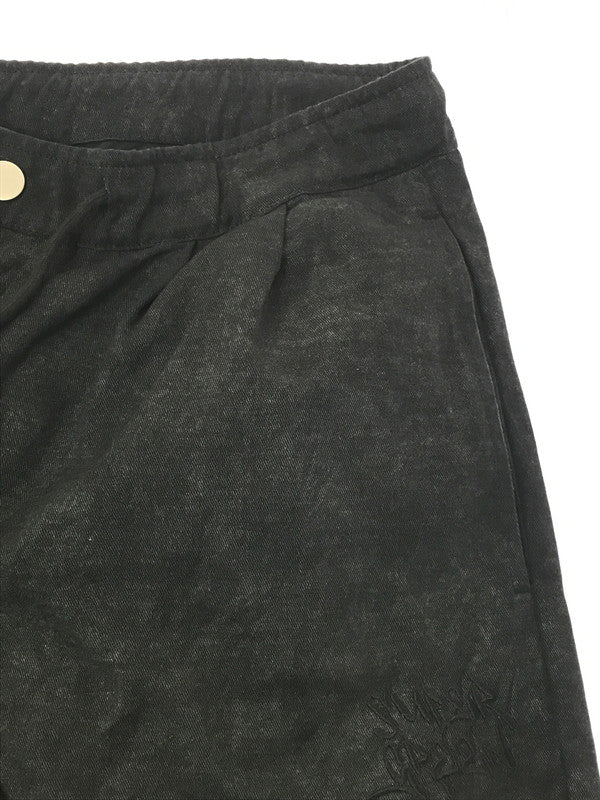 【中古品】【メンズ】 SUPER GREEN スーパー グリーン EASY PANTS BLACK イージー パンツ ボトムス 153-260917-rt-48-tagh サイズ：L カラー：ブラック 万代Net店