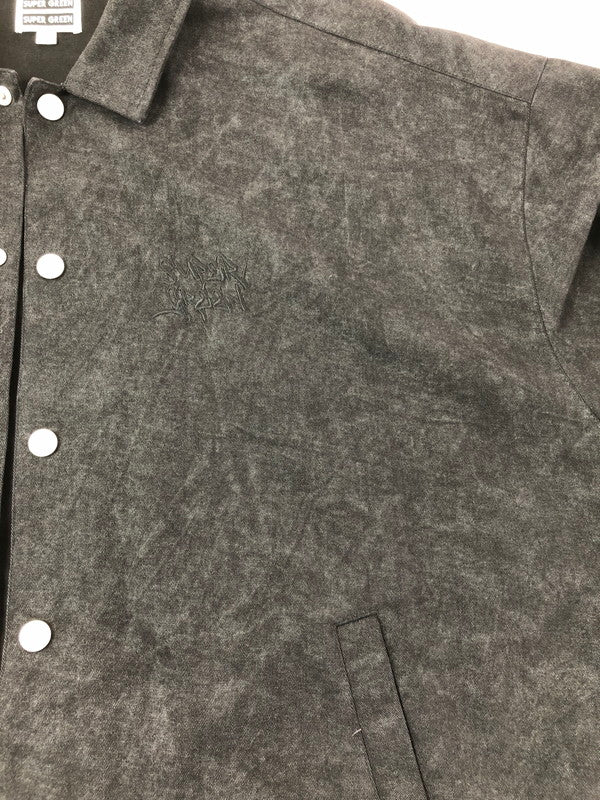 【中古品】【メンズ】 SUPER GREEN スーパー グリーン SG WIDE JACKET ワイドジャケット ライトアウター 142-260912-na-13-tagh サイズ：L カラー：ブラック 万代Net店