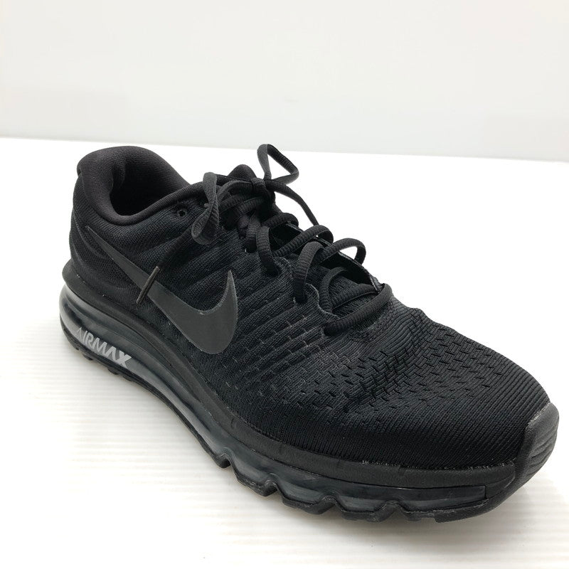 【中古品】【メンズ】 NIKE ナイキ AIR MAX 2017 TRIPLE BLACK 849559-004 エア マックス 2017 スニーカー 靴 160-260919-rt-17-tagh サイズ：26.5cm US8.5 カラー：BLACK/BLACK-BLACK 万代Net店