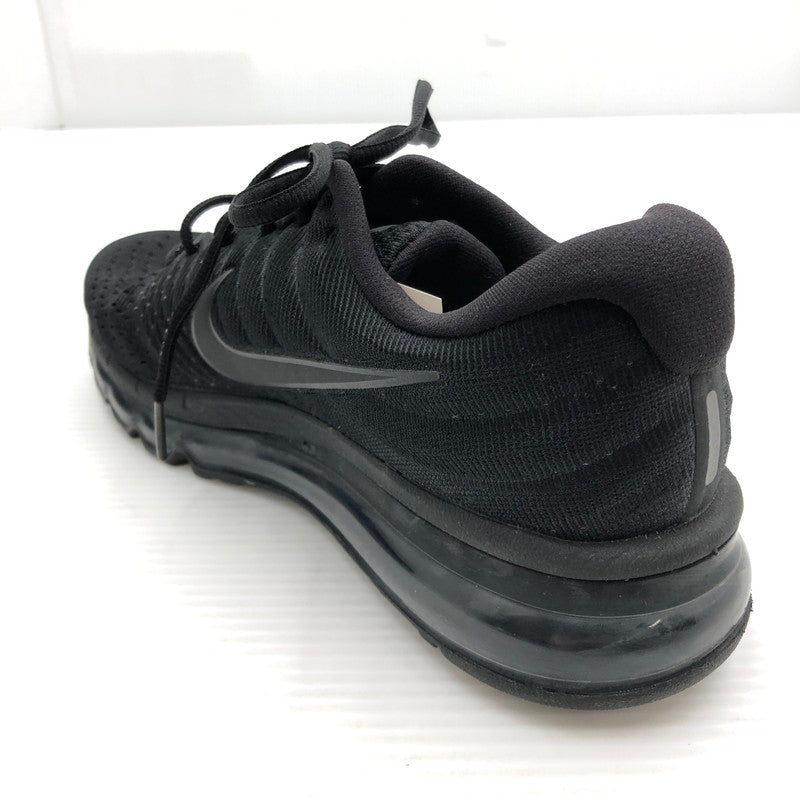 【中古品】【メンズ】 NIKE ナイキ AIR MAX 2017 TRIPLE BLACK 849559-004 エア マックス 2017 スニーカー 靴 160-260919-rt-17-tagh サイズ：26.5cm US8.5 カラー：BLACK/BLACK-BLACK 万代Net店