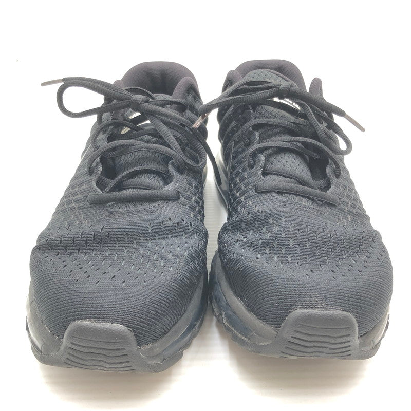 【中古品】【メンズ】 NIKE ナイキ AIR MAX 2017 TRIPLE BLACK 849559-004 エア マックス 2017 スニーカー 靴 160-260919-rt-17-tagh サイズ：26.5cm US8.5 カラー：BLACK/BLACK-BLACK 万代Net店