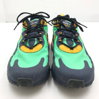 【中古品】【メンズ】 NIKE ナイキ AIR MAX 270 REACT ELECTRO GREEN AO4971-300 エア マックス 270 スニーカー 靴 160-260919-rt-10-tagh サイズ：27cm US9 カラー：ELECTRO GREEN/YELLOW OCHRE-OBSIDIAN 万代Net店