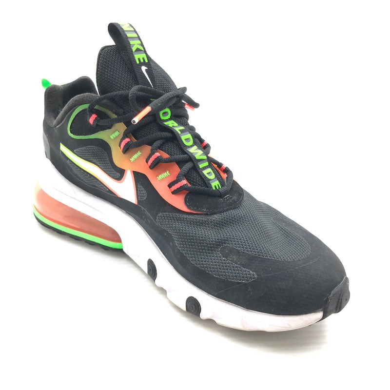 【中古品】【メンズ】 NIKE ナイキ AIR MAX 270 REACT WORLDWIDE PACK BLACK CK6457-001 エア マックス スニーカー 靴 160-260919-rt-19-tagh サイズ：27cm US9 カラー：BLACK/WHITE-GREEN STRIKE-FLASH CR YEAR
2020 万代Net店