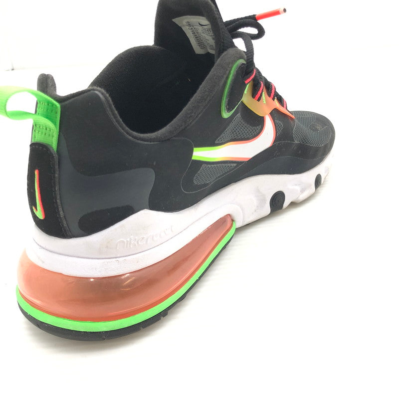【中古品】【メンズ】 NIKE ナイキ AIR MAX 270 REACT WORLDWIDE PACK BLACK CK6457-001 エア マックス スニーカー 靴 160-260919-rt-19-tagh サイズ：27cm US9 カラー：BLACK/WHITE-GREEN STRIKE-FLASH CR YEAR
2020 万代Net店