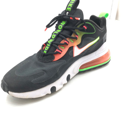 【中古品】【メンズ】 NIKE ナイキ AIR MAX 270 REACT WORLDWIDE PACK BLACK CK6457-001 エア マックス スニーカー 靴 160-260919-rt-19-tagh サイズ：27cm US9 カラー：BLACK/WHITE-GREEN STRIKE-FLASH CR YEAR
2020 万代Net店