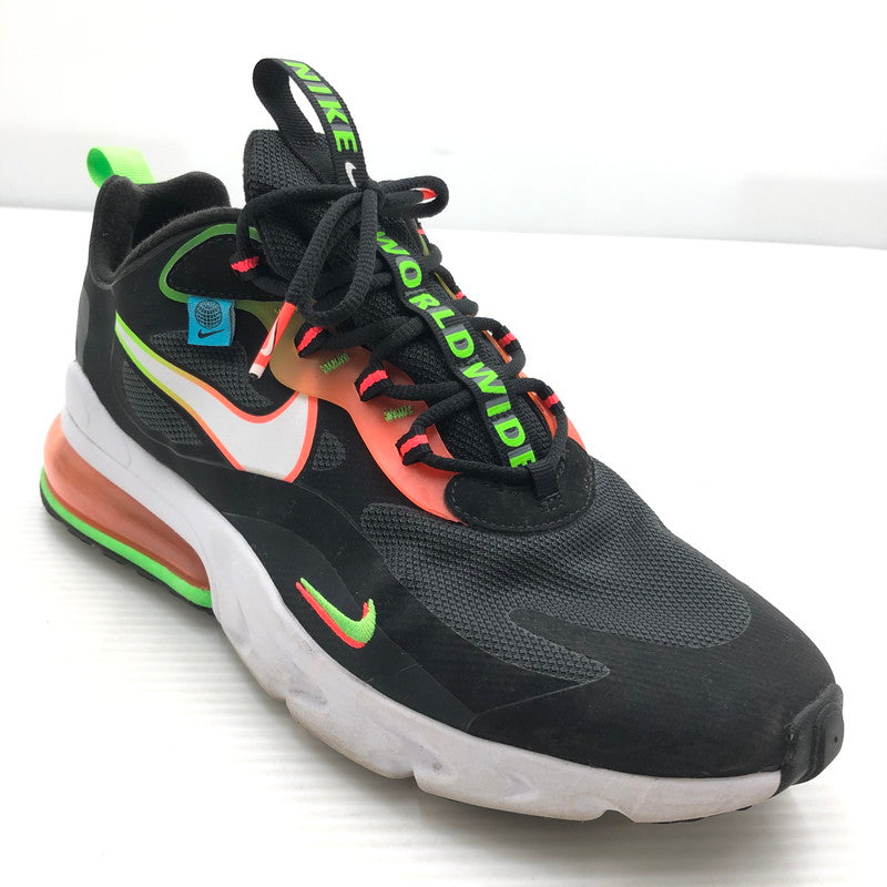 【中古品】【メンズ】 NIKE ナイキ AIR MAX 270 REACT WORLDWIDE PACK BLACK CK6457-001 エア マックス スニーカー 靴 160-260919-rt-19-tagh サイズ：27cm US9 カラー：BLACK/WHITE-GREEN STRIKE-FLASH CR YEAR
2020 万代Net店