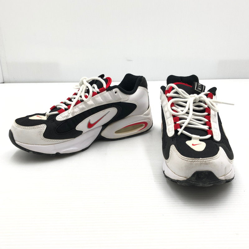 【中古品】【メンズ】 NIKE ナイキ AIR MAX TRIAX 96 WHITE UNIVERSITY RED BLACK METALLIC SILVER CD2053-105 エア マックス スニーカー 靴 160-260919-rt-07-tagh サイズ：27cm US9 カラー：WHITE/UNIVERSITY RED-BLACK-SILVER 万代Net店