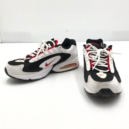 【中古品】【メンズ】 NIKE ナイキ AIR MAX TRIAX 96 WHITE UNIVERSITY RED BLACK METALLIC SILVER CD2053-105 エア マックス スニーカー 靴 160-260919-rt-07-tagh サイズ：27cm US9 カラー：WHITE/UNIVERSITY RED-BLACK-SILVER 万代Net店