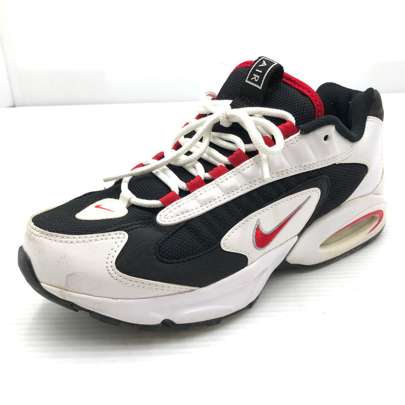 【中古品】【メンズ】 NIKE ナイキ AIR MAX TRIAX 96 WHITE UNIVERSITY RED BLACK METALLIC SILVER CD2053-105 エア マックス スニーカー 靴 160-260919-rt-07-tagh サイズ：27cm US9 カラー：WHITE/UNIVERSITY RED-BLACK-SILVER 万代Net店