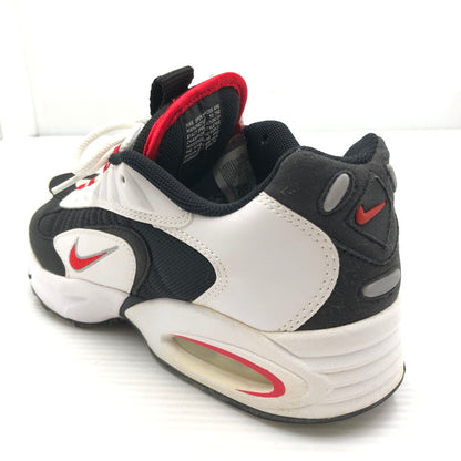 【中古品】【メンズ】 NIKE ナイキ AIR MAX TRIAX 96 WHITE UNIVERSITY RED BLACK METALLIC SILVER CD2053-105 エア マックス スニーカー 靴 160-260919-rt-07-tagh サイズ：27cm US9 カラー：WHITE/UNIVERSITY RED-BLACK-SILVER 万代Net店