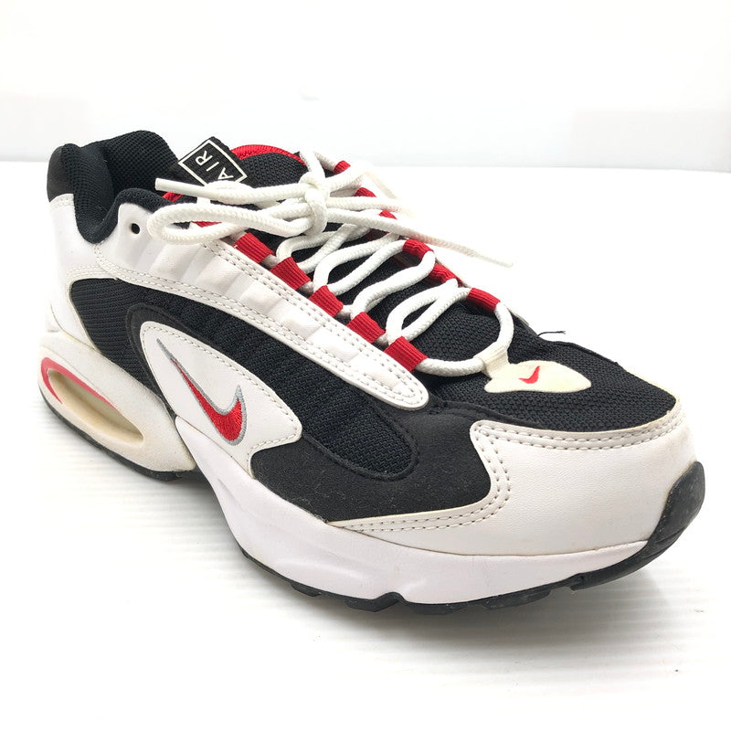 【中古品】【メンズ】 NIKE ナイキ AIR MAX TRIAX 96 WHITE UNIVERSITY RED BLACK METALLIC SILVER CD2053-105 エア マックス スニーカー 靴 160-260919-rt-07-tagh サイズ：27cm US9 カラー：WHITE/UNIVERSITY RED-BLACK-SILVER 万代Net店
