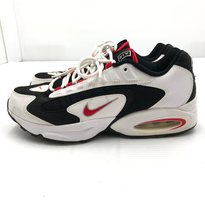 【中古品】【メンズ】 NIKE ナイキ AIR MAX TRIAX 96 WHITE UNIVERSITY RED BLACK METALLIC SILVER CD2053-105 エア マックス スニーカー 靴 160-260919-rt-07-tagh サイズ：27cm US9 カラー：WHITE/UNIVERSITY RED-BLACK-SILVER 万代Net店