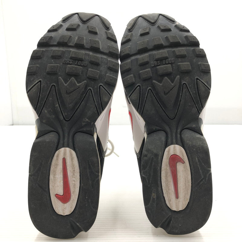 【中古品】【メンズ】 NIKE ナイキ AIR MAX TRIAX 96 WHITE UNIVERSITY RED BLACK METALLIC SILVER CD2053-105 エア マックス スニーカー 靴 160-260919-rt-07-tagh サイズ：27cm US9 カラー：WHITE/UNIVERSITY RED-BLACK-SILVER 万代Net店