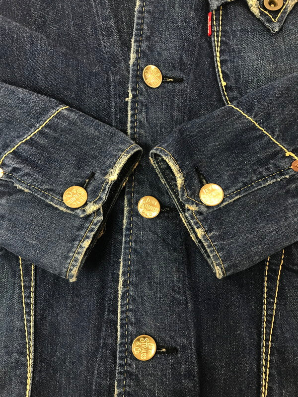 【中古品】【メンズ】 LEVI'S リーバイス DENIM COVERALL 70802-05 デニム カバー オール ライトアウター 146-260917-rt-10-tagh サイズ：M カラー：インディゴ 万代Net店