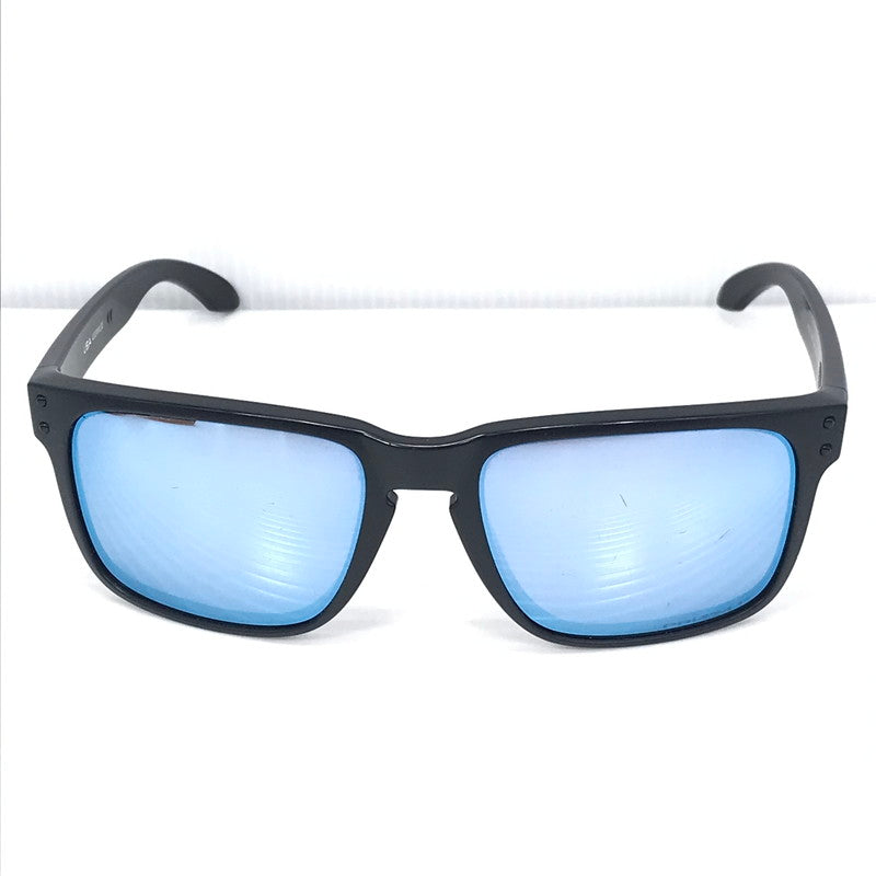 【現状渡し品】【メンズ】 OAKLEY オークリー HOLBROOK XL MIRRORED LENSES OO9417-2559 ホルブルック XL ミラー レンズ 紫外線カット 偏光レンズ サングラス 眼鏡 203-260915-ki-07-tagh サイズ：59口18 137 カラー：MATTE BLACK 万代Net店