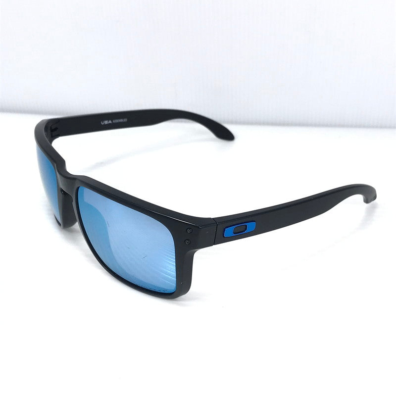 【現状渡し品】【メンズ】 OAKLEY オークリー HOLBROOK XL MIRRORED LENSES OO9417-2559 ホルブルック XL ミラー レンズ 紫外線カット 偏光レンズ サングラス 眼鏡 203-260915-ki-07-tagh サイズ：59口18 137 カラー：MATTE BLACK 万代Net店
