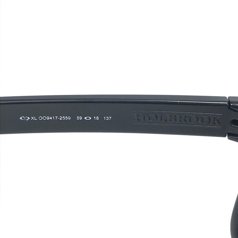 【現状渡し品】【メンズ】 OAKLEY オークリー HOLBROOK XL MIRRORED LENSES OO9417-2559 ホルブルック XL ミラー レンズ 紫外線カット 偏光レンズ サングラス 眼鏡 203-260915-ki-07-tagh サイズ：59口18 137 カラー：MATTE BLACK 万代Net店