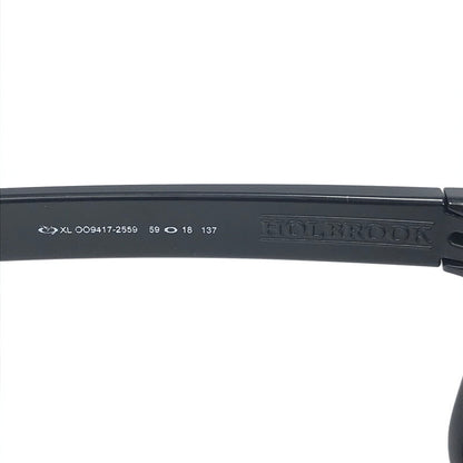 【現状渡し品】【メンズ】 OAKLEY オークリー HOLBROOK XL MIRRORED LENSES OO9417-2559 ホルブルック XL ミラー レンズ 紫外線カット 偏光レンズ サングラス 眼鏡 203-260915-ki-07-tagh サイズ：59口18 137 カラー：MATTE BLACK 万代Net店
