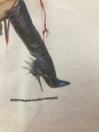 【中古美品】【メンズ】 SAINT MICHAEL セントマイケル × HAJIME SORAYAMA 空山基氏 25AW LADIES SRYM_SS TEE SM-HR1-0000-C78 プリントTシャツ 半袖Tシャツ 142-260920-na-02-tagh サイズ：L カラー：ホワイト 万代Net店