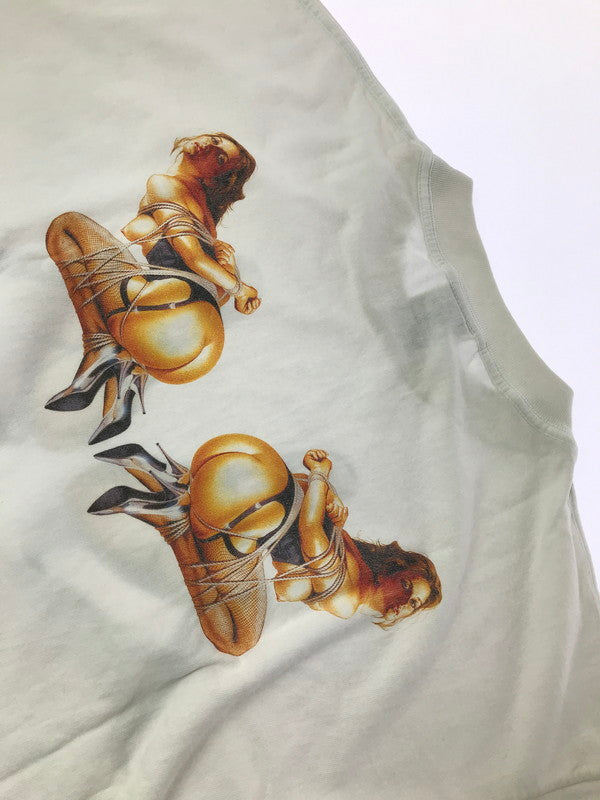 【中古美品】【メンズ】 SAINT MICHAEL セントマイケル × HAJIME SORAYAMA 空山基氏 25AW LADIES SRYM_SS TEE SM-HR1-0000-C78 プリントTシャツ 半袖Tシャツ 142-260920-na-02-tagh サイズ：L カラー：ホワイト 万代Net店