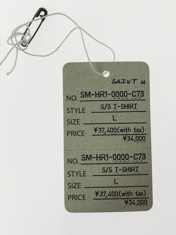 【中古美品】【メンズ】 SAINT MICHAEL セントマイケル × HAJIME SORAYAMA 空山基氏 25AW LADIES SRYM_SS TEE SM-HR1-0000-C78 プリントTシャツ 半袖Tシャツ 142-260920-na-02-tagh サイズ：L カラー：ホワイト 万代Net店