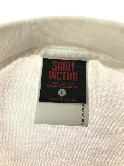 【中古美品】【メンズ】 SAINT MICHAEL セントマイケル × HAJIME SORAYAMA 空山基氏 25AW LADIES SRYM_SS TEE SM-HR1-0000-C78 プリントTシャツ 半袖Tシャツ 142-260920-na-02-tagh サイズ：L カラー：ホワイト 万代Net店