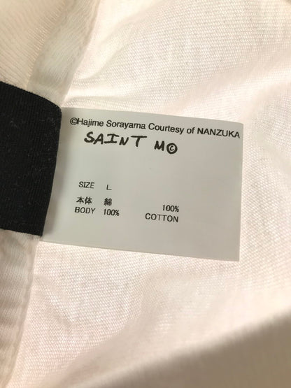 【中古美品】【メンズ】 SAINT MICHAEL セントマイケル × HAJIME SORAYAMA 空山基氏 25AW LADIES SRYM_SS TEE SM-HR1-0000-C78 プリントTシャツ 半袖Tシャツ 142-260920-na-02-tagh サイズ：L カラー：ホワイト 万代Net店