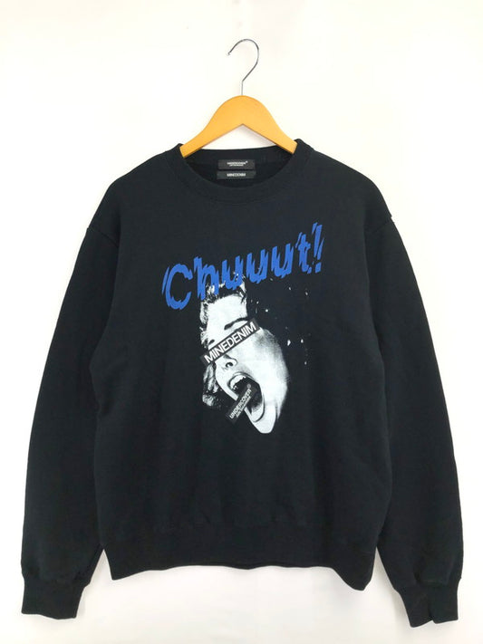【中古品】【メンズ】 UNDERCOVER アンダーカバー × MINE DENIM マインデニム 24AW GRAPHIC CREWNECK SWEAT UC2D9810 グラフィック クルーネック スウェット トレーナー 140-260916-na-01-tagh サイズ：4 カラー：ブラック 万代Net店