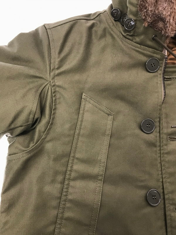 【中古品】【メンズ】 HOUSTON ヒューストン B-9 FLIGHT COAT 94 50276 フライト コート 94 アウター 145-260918-rt-03-tagh サイズ：38R カラー：カーキ 万代Net店