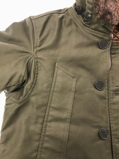 【中古品】【メンズ】 HOUSTON ヒューストン B-9 FLIGHT COAT 94 50276 フライト コート 94 アウター 145-260918-rt-03-tagh サイズ：38R カラー：カーキ 万代Net店
