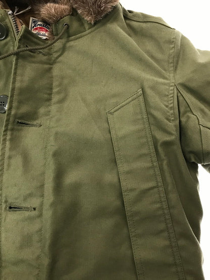 【中古品】【メンズ】 HOUSTON ヒューストン B-9 FLIGHT COAT 94 50276 フライト コート 94 アウター 145-260918-rt-03-tagh サイズ：38R カラー：カーキ 万代Net店