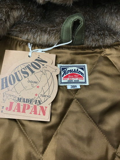 【中古品】【メンズ】 HOUSTON ヒューストン B-9 FLIGHT COAT 94 50276 フライト コート 94 アウター 145-260918-rt-03-tagh サイズ：38R カラー：カーキ 万代Net店