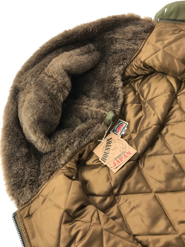 【中古品】【メンズ】 HOUSTON ヒューストン B-9 FLIGHT COAT 94 50276 フライト コート 94 アウター 145-260918-rt-03-tagh サイズ：38R カラー：カーキ 万代Net店