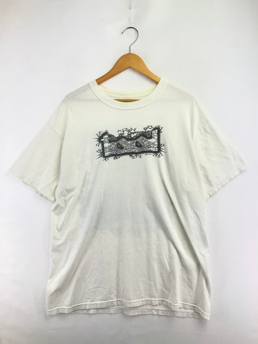 【現状渡し品】【メンズ】 ANVIL アンビル TOOL BAND TEE トゥール バンド Tシャツ 半袖Tシャツ 146-260912-na-22-tagh サイズ：XL カラー：ホワイト 万代Net店