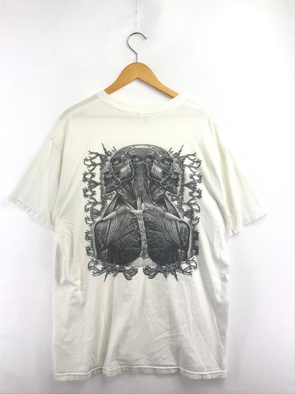 【現状渡し品】【メンズ】 ANVIL アンビル TOOL BAND TEE トゥール バンド Tシャツ 半袖Tシャツ 146-260912-na-22-tagh サイズ：XL カラー：ホワイト 万代Net店
