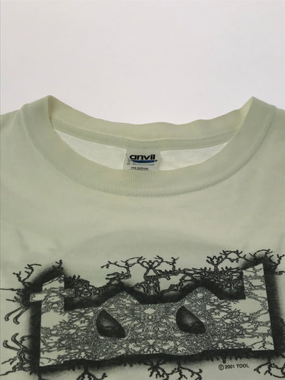 【現状渡し品】【メンズ】 ANVIL アンビル TOOL BAND TEE トゥール バンド Tシャツ 半袖Tシャツ 146-260912-na-22-tagh サイズ：XL カラー：ホワイト 万代Net店