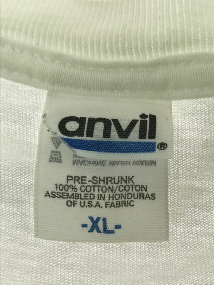 【現状渡し品】【メンズ】 ANVIL アンビル TOOL BAND TEE トゥール バンド Tシャツ 半袖Tシャツ 146-260912-na-22-tagh サイズ：XL カラー：ホワイト 万代Net店