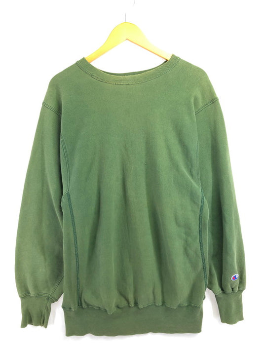 【現状渡し品】【メンズ】 CHAMPION チャンピオン 90'S REVERSE WEAVE SWEATSHIRT 90年代 リバースウィーブ スウェット トレーナー 146-260916-na-06-tagh サイズ：XL カラー：グリーン 万代Net店