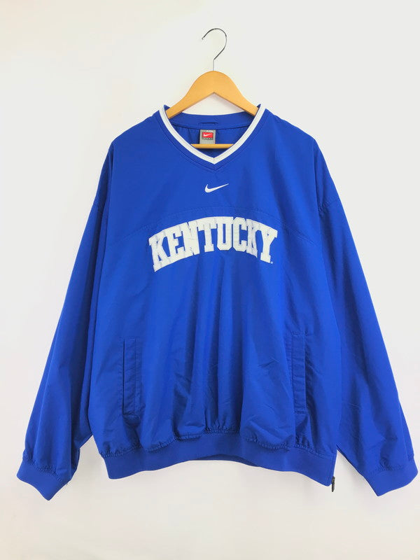 【中古品】【メンズ】 NIKE ナイキ COLLEGE LOGO PULLOVER カレッジロゴ プルオーバー トップス 146-260912-na-28-tagh サイズ：XXL カラー：ブルー 万代Net店