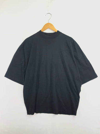 【中古品】【メンズ】 JIL SANDER ジルサンダー OVERSIZE MOCK NECK TEE JSMU706022 オーバーサイズ モックネック Tシャツ 半袖Tシャツ 141-260912-na-20-tagh サイズ：M カラー：ブラック 万代Net店