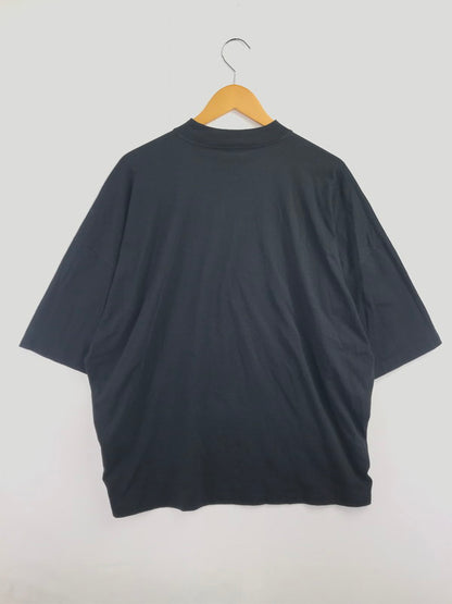 【中古品】【メンズ】 JIL SANDER ジルサンダー OVERSIZE MOCK NECK TEE JSMU706022 オーバーサイズ モックネック Tシャツ 半袖Tシャツ 141-260912-na-20-tagh サイズ：M カラー：ブラック 万代Net店