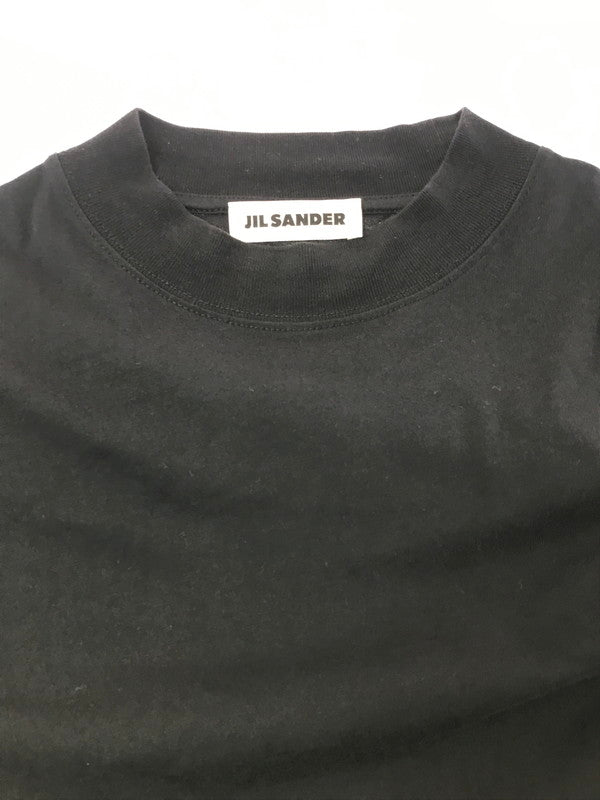 【中古品】【メンズ】 JIL SANDER ジルサンダー OVERSIZE MOCK NECK TEE JSMU706022 オーバーサイズ モックネック Tシャツ 半袖Tシャツ 141-260912-na-20-tagh サイズ：M カラー：ブラック 万代Net店