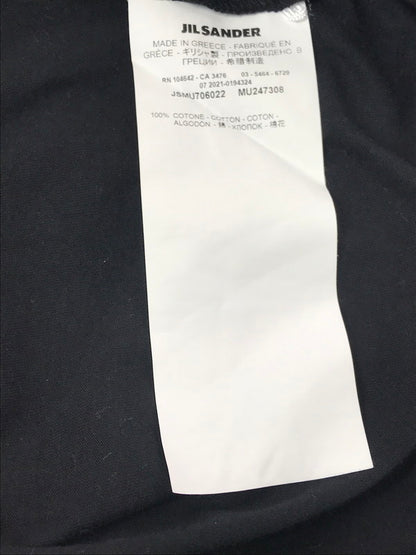 【中古品】【メンズ】 JIL SANDER ジルサンダー OVERSIZE MOCK NECK TEE JSMU706022 オーバーサイズ モックネック Tシャツ 半袖Tシャツ 141-260912-na-20-tagh サイズ：M カラー：ブラック 万代Net店