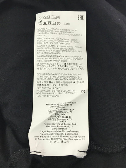 【中古品】【メンズ】 JIL SANDER ジルサンダー OVERSIZE MOCK NECK TEE JSMU706022 オーバーサイズ モックネック Tシャツ 半袖Tシャツ 141-260912-na-20-tagh サイズ：M カラー：ブラック 万代Net店