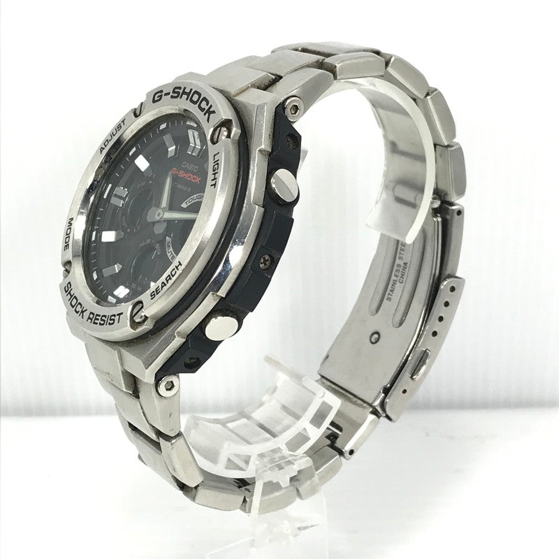 【現状渡し品】【メンズ】 G-SHOCK ジーショック TOUGH SOLAR WATCH GST-W110D-1AJF タフ ソーラー ウォッチ 腕時計 時計 196-260915-ki-01-tagh カラー：BLACK SILVER 万代Net店