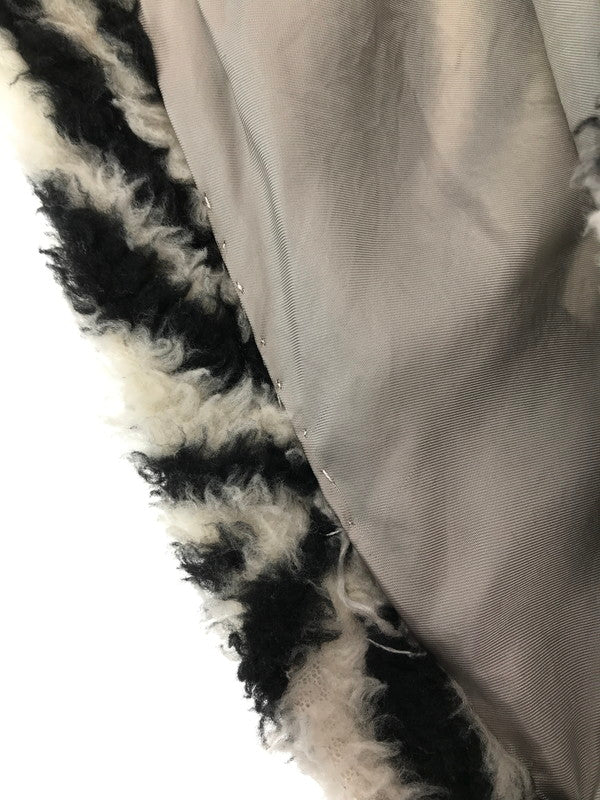 【現状渡し品】【メンズ】 STYLE EYES スタイル アイズ ZEBRA PATTERN FLEECE JACKET BLACK WHITE SE14506 ゼブラ パターン フリース ジャケット アウター 145-260917-rt-17-tagh サイズ：40 カラー：ブラック/ホワイト 万代Net店