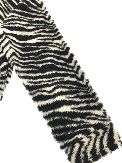 【現状渡し品】【メンズ】 STYLE EYES スタイル アイズ ZEBRA PATTERN FLEECE JACKET BLACK WHITE SE14506 ゼブラ パターン フリース ジャケット アウター 145-260917-rt-17-tagh サイズ：40 カラー：ブラック/ホワイト 万代Net店