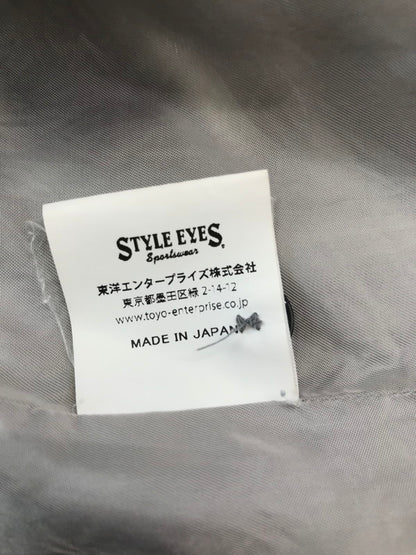 【現状渡し品】【メンズ】 STYLE EYES スタイル アイズ ZEBRA PATTERN FLEECE JACKET BLACK WHITE SE14506 ゼブラ パターン フリース ジャケット アウター 145-260917-rt-17-tagh サイズ：40 カラー：ブラック/ホワイト 万代Net店