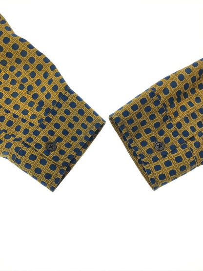 【中古品】【メンズ】 SUPREME シュプリーム 16FW CANE SILK SHIRT YELLOW ケーン シルク シャツ 長袖シャツ トップス 149-261001-rt-05-tagh サイズ：L カラー：イエロー 万代Net店
